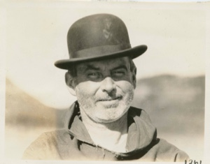 Image: Alfred C. Weed, in beard and stiff hat